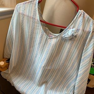 Poncho blouse